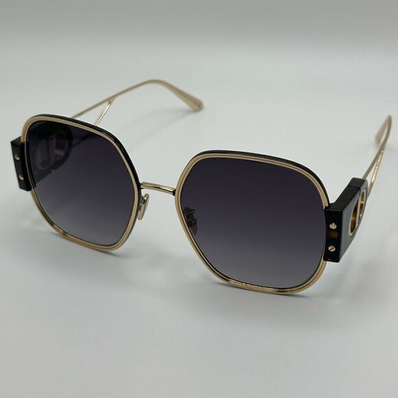 DIOR Sunglasses WOMAN 30MONTAIGNE S5U B4A1 Shiny Gold DH / Gradient Smoke NEW - Picture 3 of 8